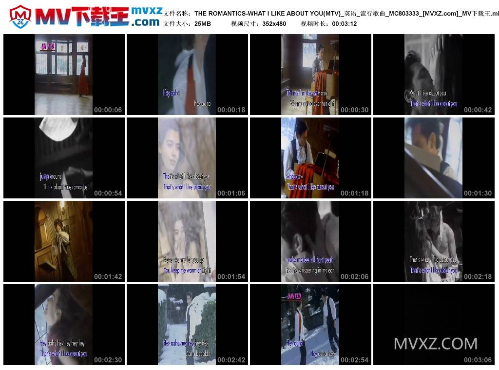 THE ROMANTICS-WHAT I LIKE ABOUT YOU(MTV)_英语_流行歌曲_MC803333